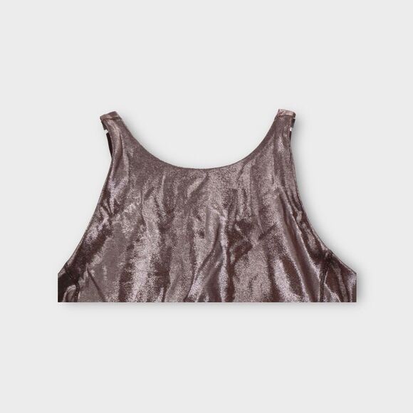 Lululemon Align High Neck Tank Radiate Foil Print French Press Brown Size 10 NWT - Picture 3 of 8